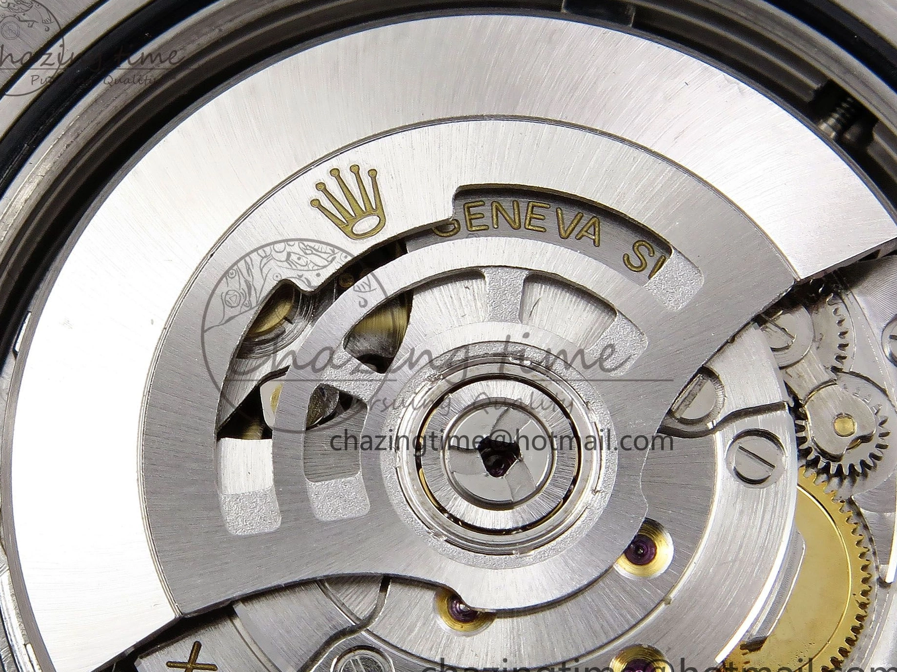 904L VR3255 DayDate SS President Green on Steel (Gain 40 Arabic Dial Weight) JDF Bracelet V3 0304